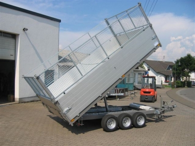 Tridem-Kippanhänger